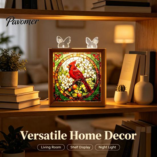 Romantic Warm Light Decor DIY Acrylic Puzzles Night Light, Hand-Assembled Jigsaw Lamp with Butterfly Decor, Atmosphere for Room Creative Handmade LED