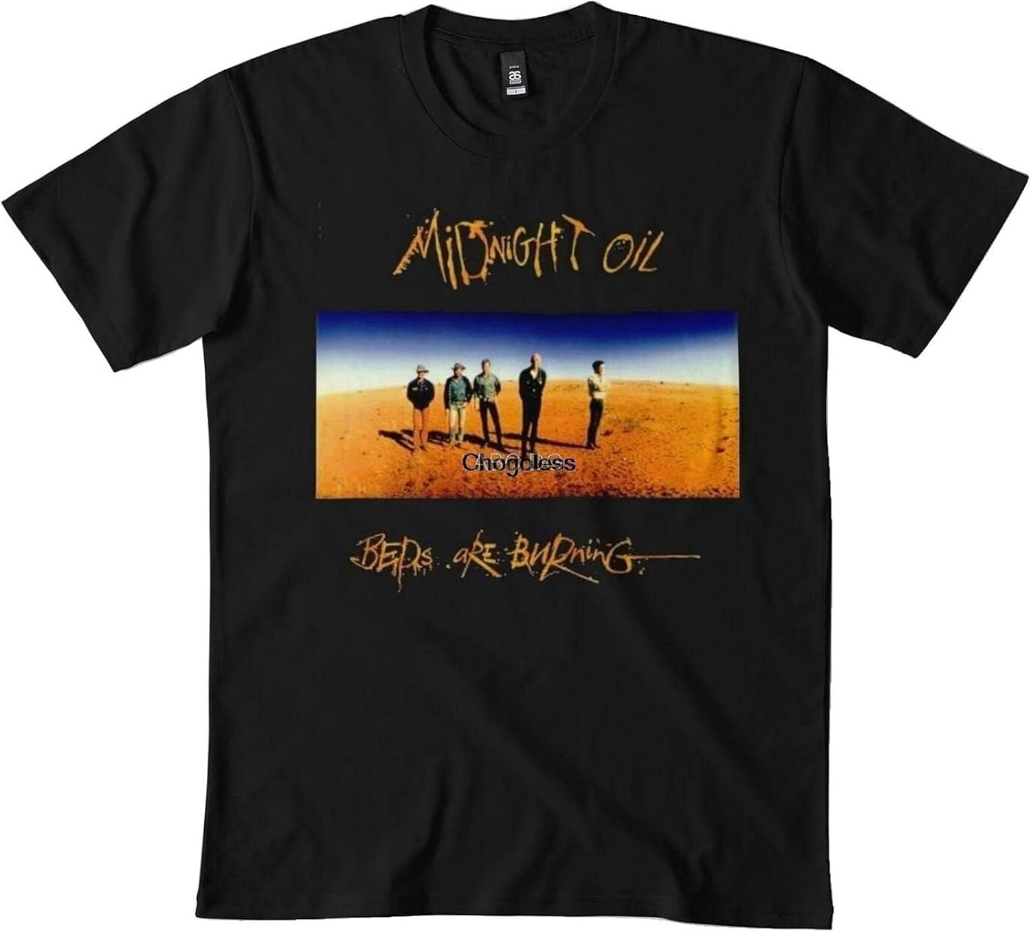 Midnight Oil T Shirt for Men T Shirt Black XL чёрный
