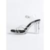 Nightclub Super High Heels Sandals Women's Work Shoes Catwalk Pole Dance Shoes Crystal Sole Waterproof LFD-69192-5
