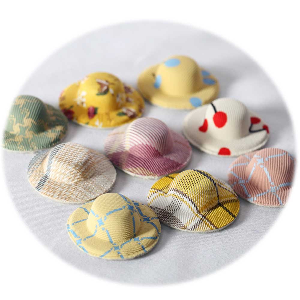 100Pcs Doll Hat Fashion for Doll Accessories Hat Gift Baby DIY Toy Dollhouse Miniature Original DIY Accessories