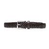 [KIETH] Mesh Leather Belt for Men, Dark Brown, 110cm Fixed Length, Made In Japan, KE21266-39