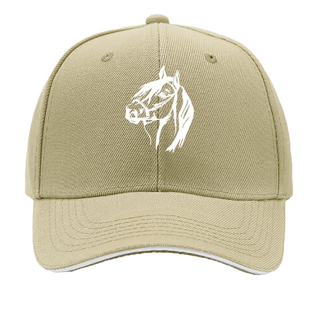 Outdoor Horse Print Unisexs Casual HipHop Bucket Hat Driver Sports Running Breathable Snapback Sandwich Baseball Cap