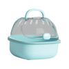 Hamster Carry Case Cage Small Animal Carry Case with Water Bottle Breathable Portable Hamster Travel Carrier for Chinchilla