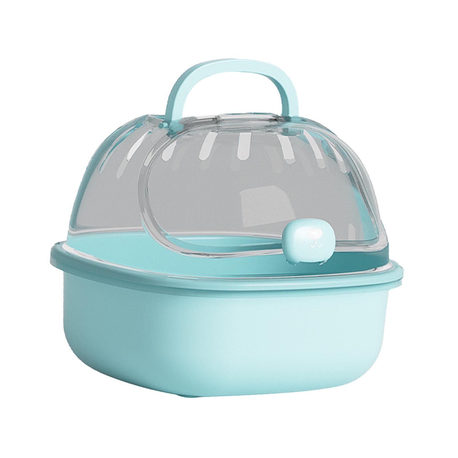 Hamster Carrier Cage Small Animal Carry Cage with Water Bottle Clear Mice Travel