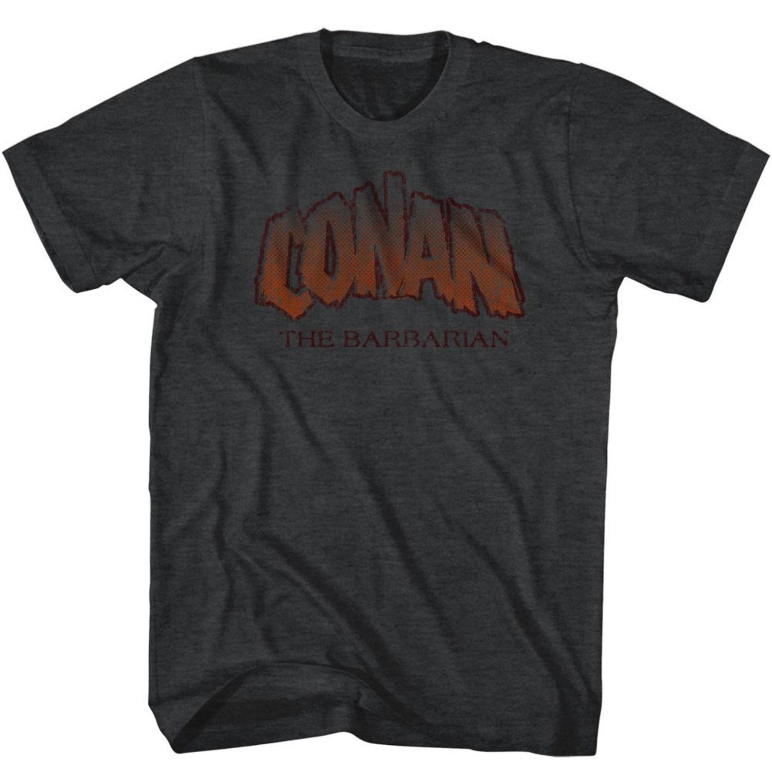 Conan The Barbarian The Barbarian Black Heather Adult T-Shirt 2XL