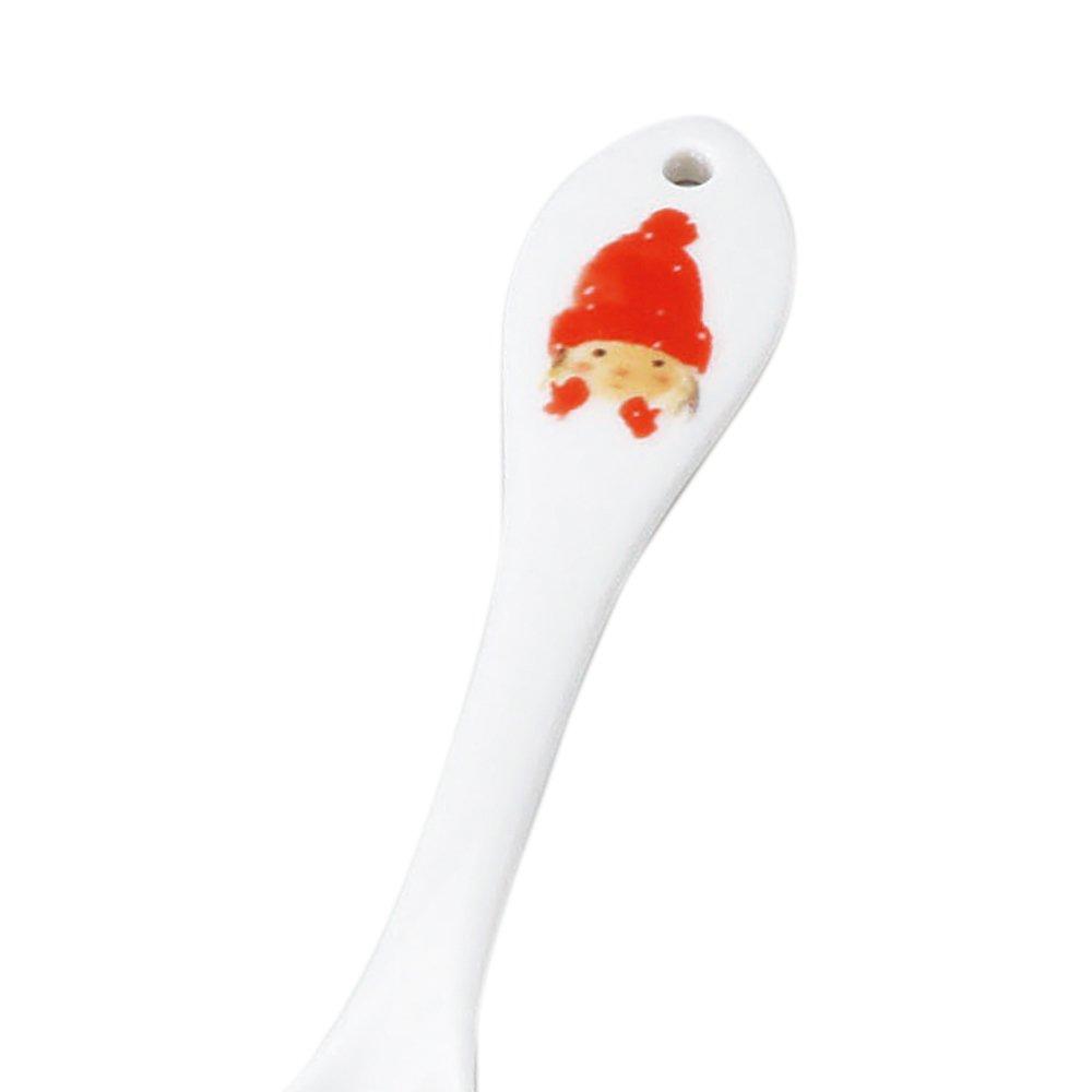 NARUMI Iwasaki Chihiro Teaspoon In a Red Wool Made In (Girl Hat) Mother's Day, Japan, 50442-33101