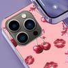Cherry Bow Phone Case For Iphone 17 Air 15 Pro 14 Plus 16 Pro Max 17E 16E 12 13 Mini 11 Cover Cute Fundas