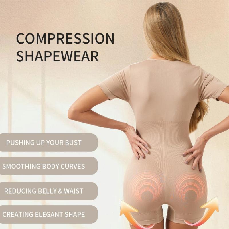 Women's Bodysuit Shapewear: Tummy-Tucking, Buttock-Lifting, Waist-Cinching, Brief-Style Panties Women's Bust-Supporting Body-Shaping Garment