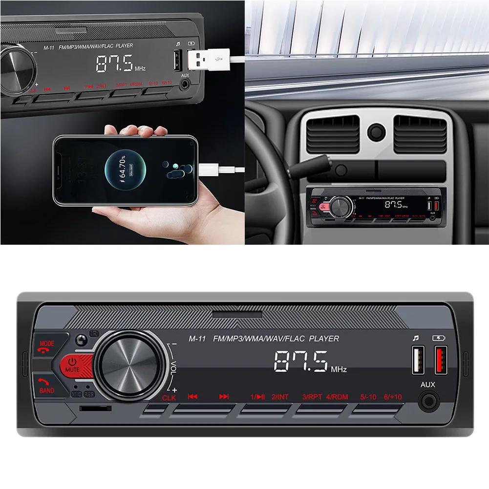 In-Dash Radio 178x50mm Car MP3 Player AUX Input Function High Universality Fitment Supports TF Card For Mobile Apps