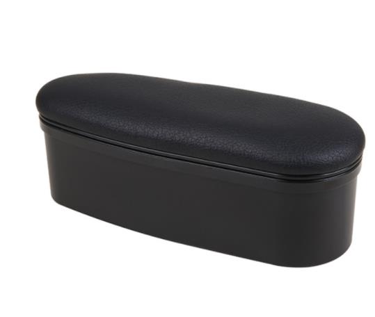 

Ящик для хранения в дверце автомобиля, подлокотник, кожаный органайзер для деталей салона автомобиля, регулировка подлокотника, поручня, усиленная подкладка, универсальная чёрный