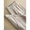 High-waisted Letter Elastic Waist Baggy Slimming Pants