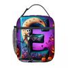 Christmas Horror Night Oxford Cloth Children's Lunch Bag Boy Girl Alphabet Cartoon Portable Insulation Handbag
