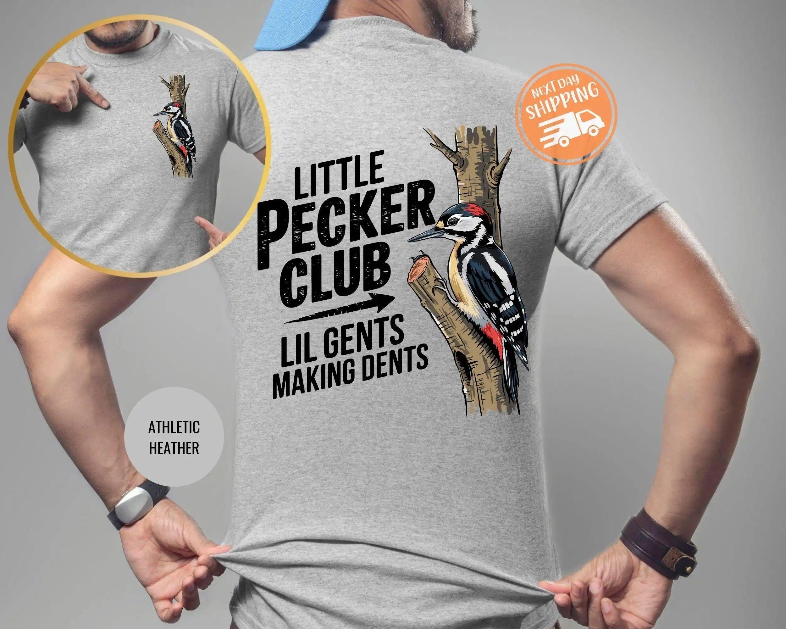 

Little Pecker Club Shirt Fashion Top Sports Casual Loose T-Shirt Oversized T-Shirt Streetwear Printed Cotton Clothing Unisex S