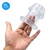 Stretch Master Anal Plug Clear Transparent Expandable Cleaning Tunnel Plug (XL Size)