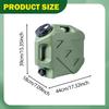 Water Container with Faucet Barrel 20L Adjustable Carrier Bucket Jug for Camping Outdoor