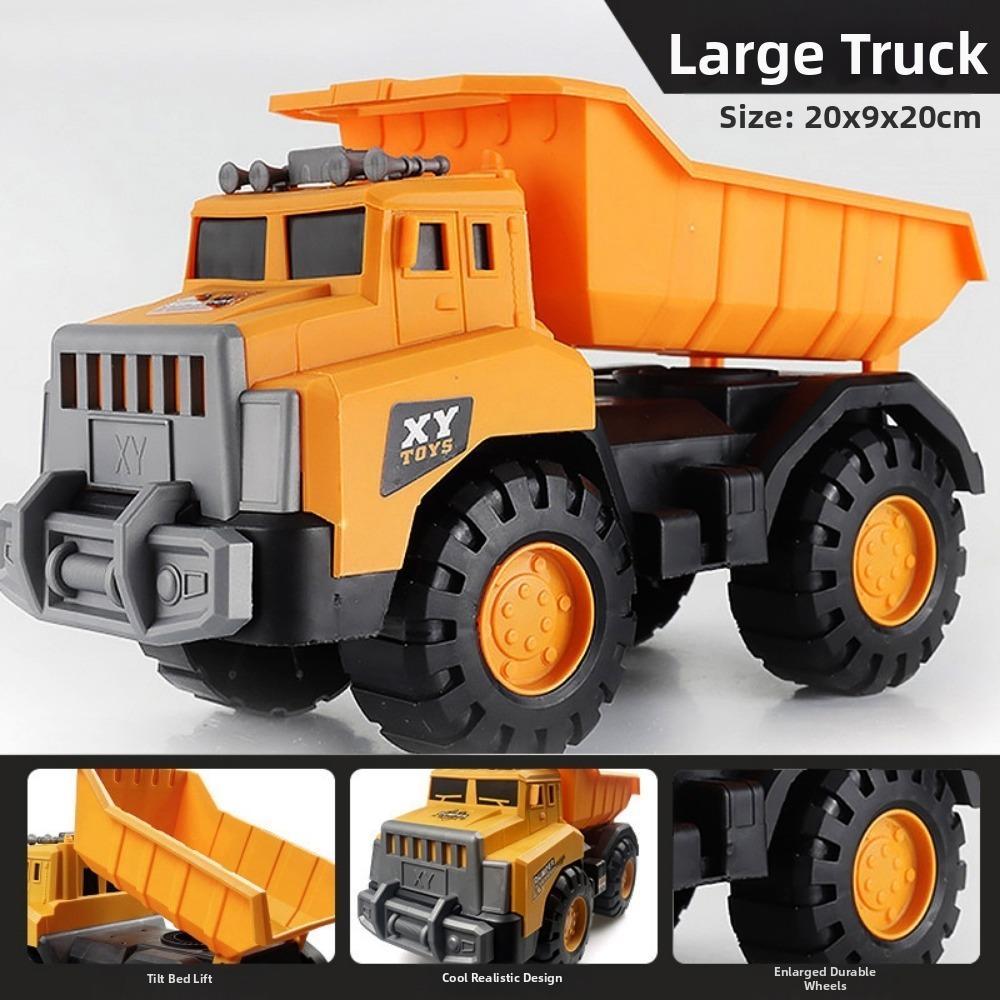 Drop Resistant Engineering Transport Vehicle Toys Plastic Simulation Diecast for Boys