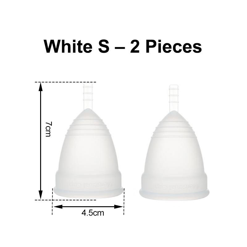Medical Silicone Menstrual Cup – Leak-Free, Reusable Period Cup for Women, Up to 12 Hours Protection, Soft & Comfortable XS/S/L 4 Colors