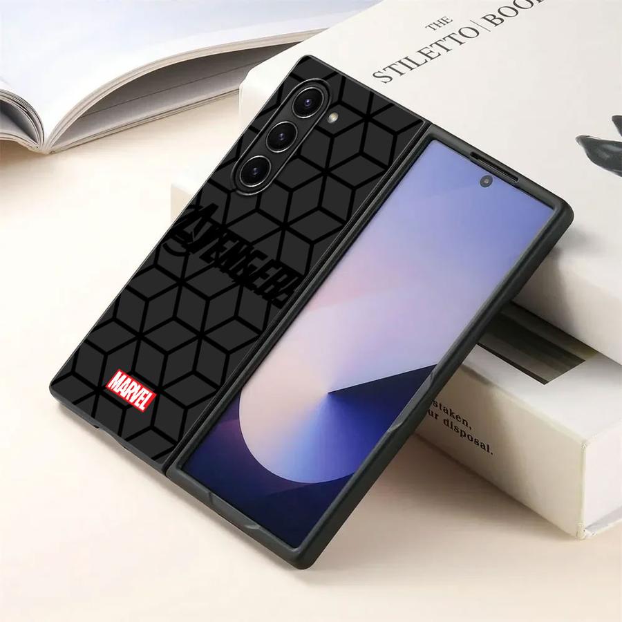 

Задняя крышка чехол для телефона для Samsung Galaxy ZFold6 ZFold7 Z Fold 7 6 5 4 3 ZFold3 ZFold5 ZFold4 Логотип супергероев Marvel Мстители Galaxy Z Fold7