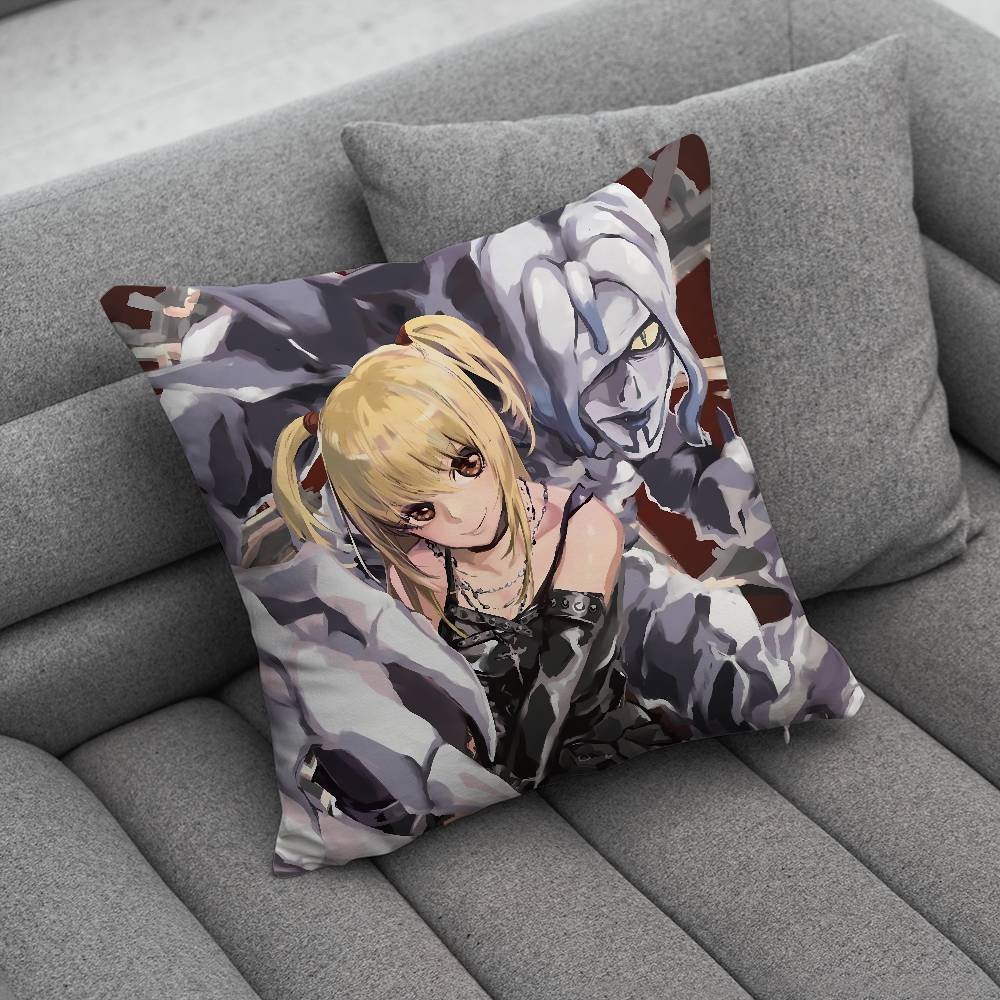 D-Смерть M-Миса Тетрадь Амане Наволочка Наволочка Для Дома Дивана Подушки Автомобильные Подушки Чехол На Подушку Офисная Подушка Чехол Подушка 16x16Inch