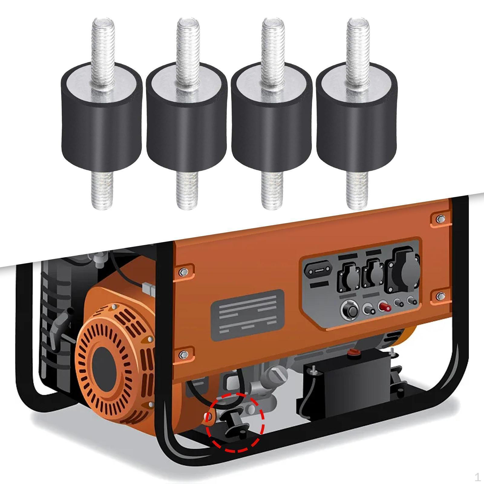 

4 шт. резиновый амортизатор, антивибрационные изоляторы, крепления со шпилькой с двойной резьбой 30mmx30mm M8