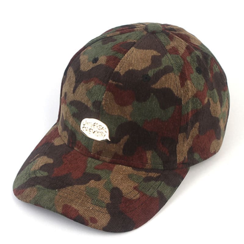 Universal Chemistry Corduroy Camo Khaki Ballcap Camo Ball Cap