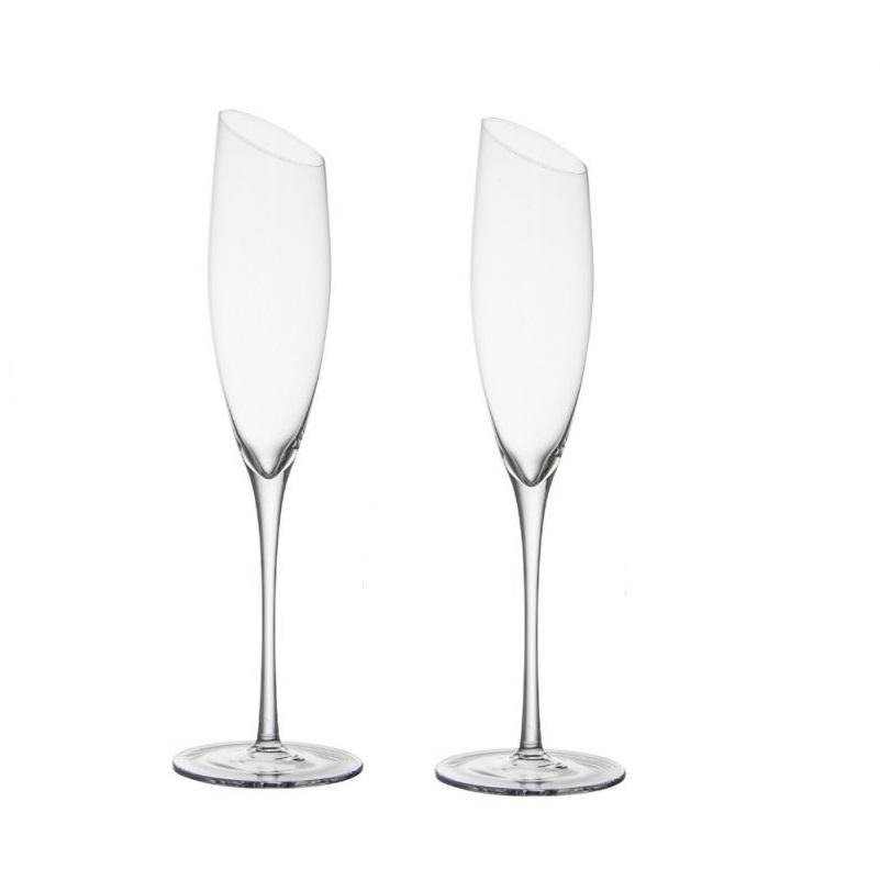 2Pcs European Oblique Mouth Red Wine Glass Crystal Burgundy Bordeaux Champagne Goblet Art Big Belly Tasting Cup Wedding Bar Gift