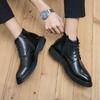 Luxury Brand Leather Shoes Men Boots Winter Formal Leather Oxfords Shoes Dress Boots Chelsea Commercial Affairs Ankle Boots Men