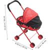 Vaguelly Doll Stroller Hand Cart Babies Dolls Stroller Wagon Furniture Dolly Trolly Dolly Mini Toys for Furniture Dollies Toys Push Cart Little Doll