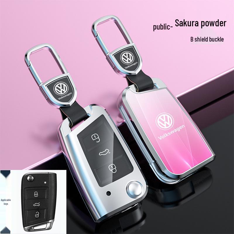 Pouzdro na klíč Volkswagen Lavida pro Bora, New Sagitar, Lamando, T-Roc, Polo, Tiguan L - Ochranný obal