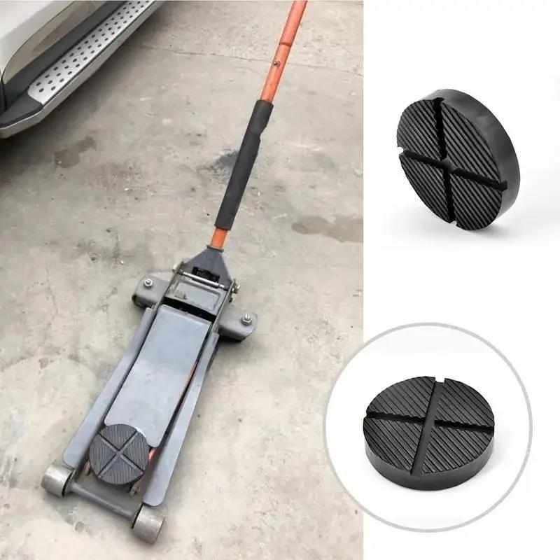 Hot Sale Practical Car Lift Jack Stand Pads Black Rubber Slotted Floor Pad Frame Rail