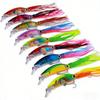 Lure Bait Set Floating Octopus10CM16.6GMulti-color Realistic Fake Bait with Mustache High Simulation Fishing Tackle Supplies