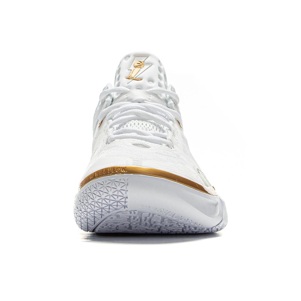 Li Ning Wade Series Confortáveis Versáteis Antiderrapantes Resistentes ao Desgaste Tênis de Basquete Cano Baixo Masculino sneaker Branco ABPV021-1