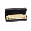 10 Hole Harmonica Key C Blues Harp Mouth Organ Phosphor Bronze Case Diatonic Beginner Harmonica Kit for Kids