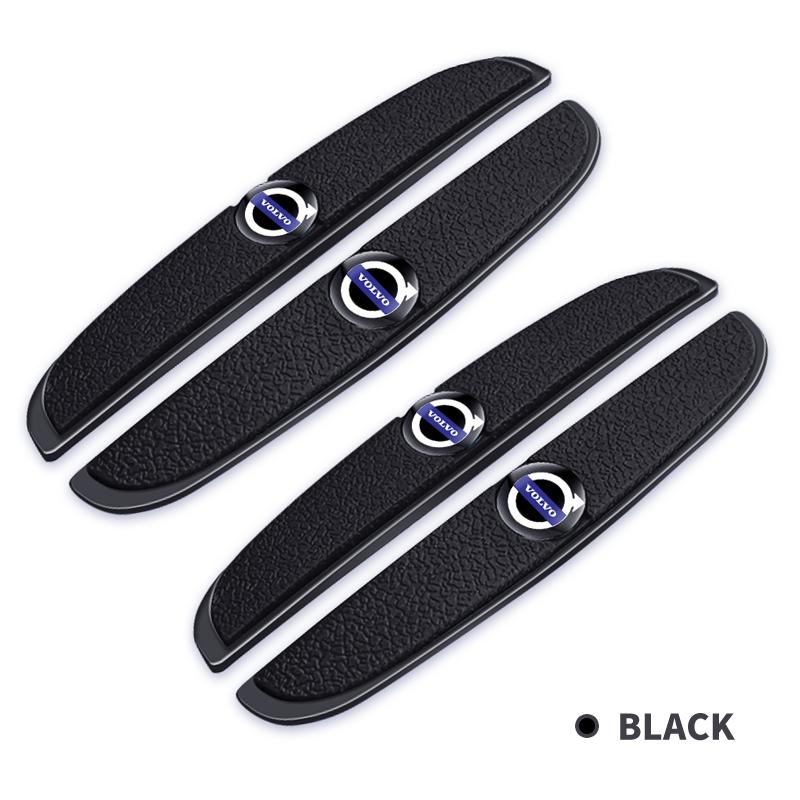 4Pcs Rubber Anti Collision Strip Car Door Rearview Mirror Protector Stickers For Volvo S60 XC40 XC90 XC60 V60 V40 C30 S80L EX90