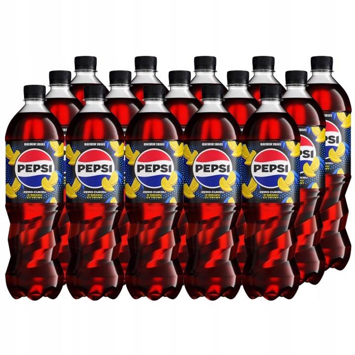 Pepsi twist zero carbonated drink with