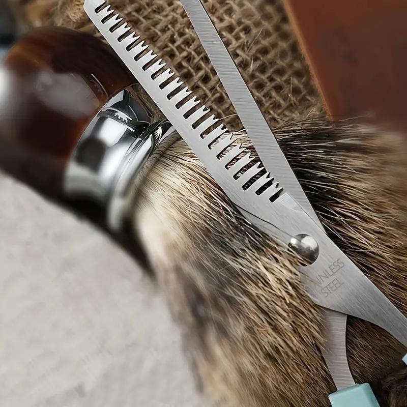 3 STK Profesjonelt hårdesignverktøy Hårklippere Hårtynnende saks Hårklippere Bærbare fine tannkammer Egnet for frisørsalonger
