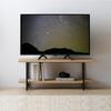 Iris Ohyama Spepa TV Stand Lowboard Stylish Nordic Slim Storage AV Board HAB-750 Natural/Black [HIROBIRO Series]
