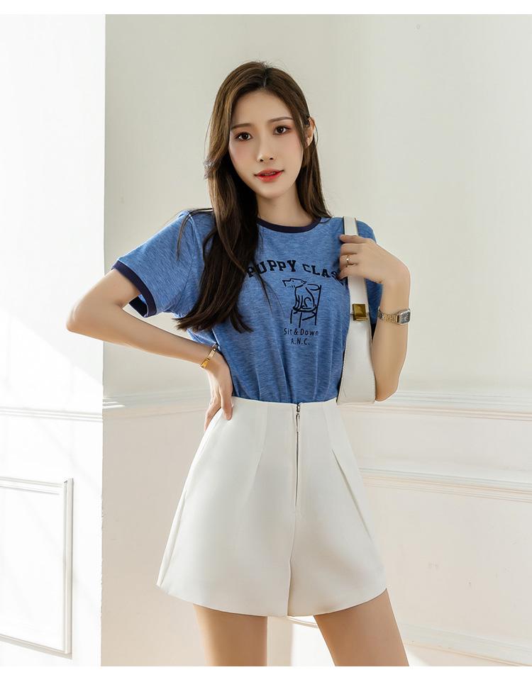 Women's High Waist A-Line Shorts: Tummy Control, Loose Fit, Slimming Casual Suit, Perfect for Spring/Summer