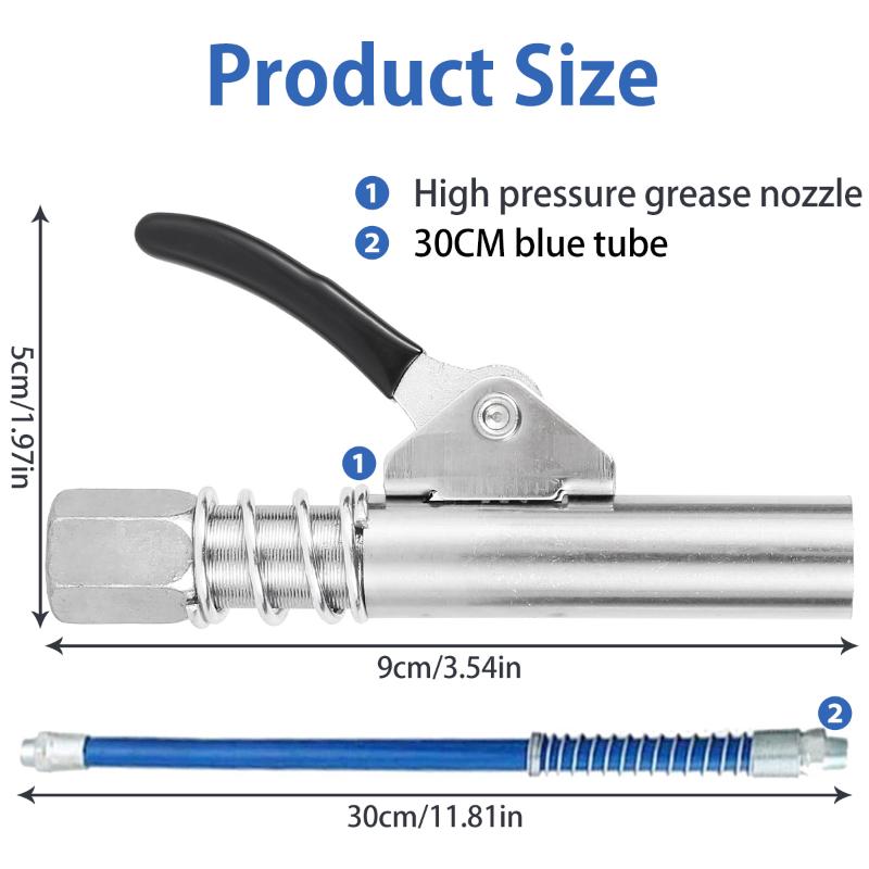 Gear Lock New Pliers Type High Pressure Grease Nozzle New Style Oil Electric Manual Grease Gun Head