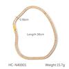 Wind Stainless Steel Inlaid Square Zircon Necklace Bracelet Light Luxury High-end Collarbone Chain Jewelry