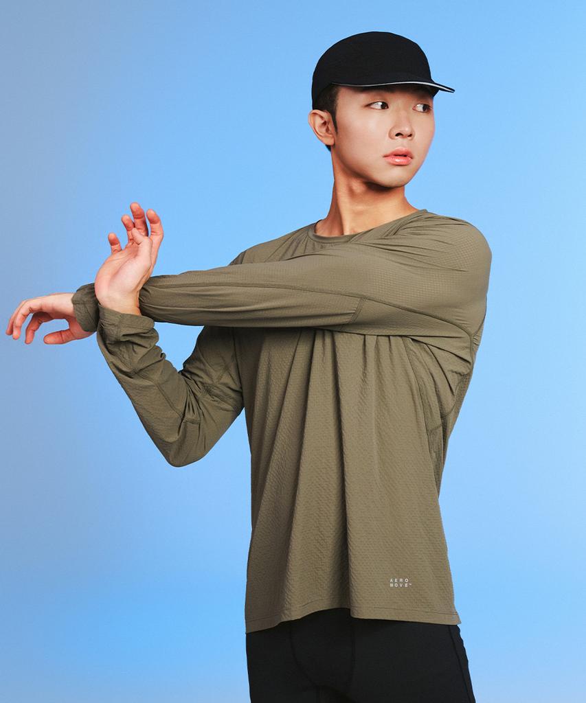 MUSINSA STANDARD SPORTS Air Grid Long Sleeve (4 Colors)