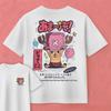 2026 Summer One Piece Anime Tony Tony Chopper Printed Loose Shortsleeved Pure Cotton Childrens Tshirt Tide Unisex Casual Y2k