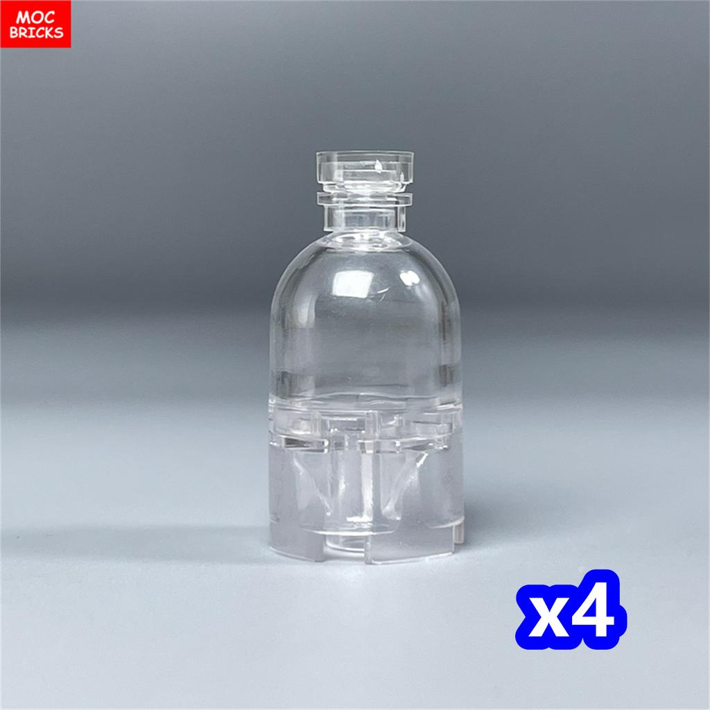 MOC Bricks Transparent Container Drinking bottle 30351 Water Playthings Round 2x2x1 Dome Top-Hollow Stud Constructing Blocks Kids Toys