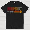 45 RPM Music Unisex 100% Cotton Summer Casual Cool Loose T-Shirt
