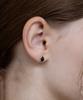 Tatiana (Silver 925) Oval Gem Earrings Ec3267