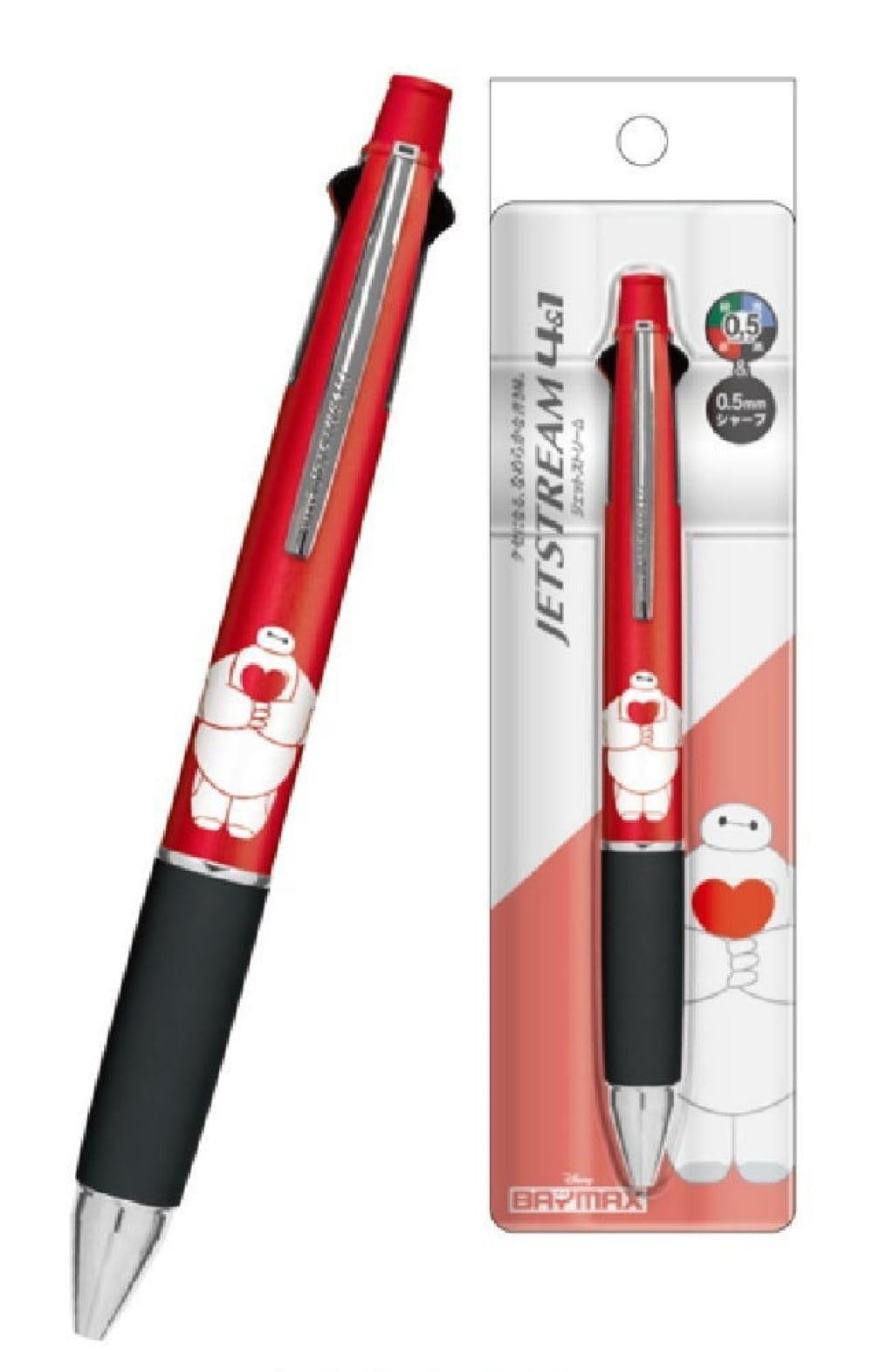 

Kamio Japan Disney Big Hero 6 Ручка Jetstream 304393 Многофункциональная 4&1 0.5