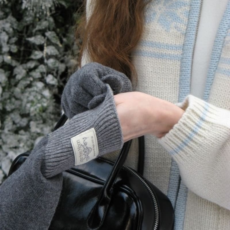 LETTER FROM MOON Benny Holgarment Wool Knit Gloves (4 Colors)