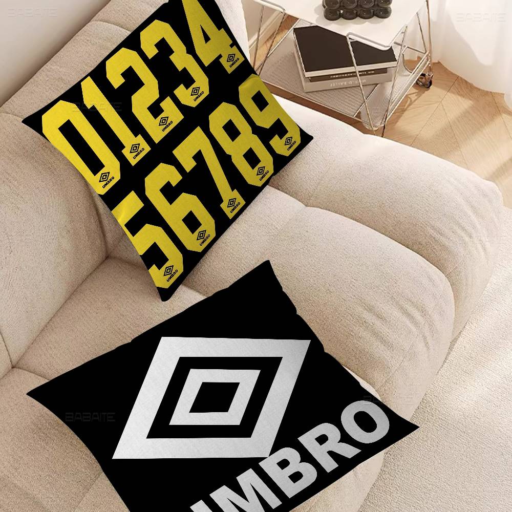 U-UMBROS Logo Pillow Gifts Home Office Furnishings Bedroom Sofa Car Cushion Cover Case 45x45cm