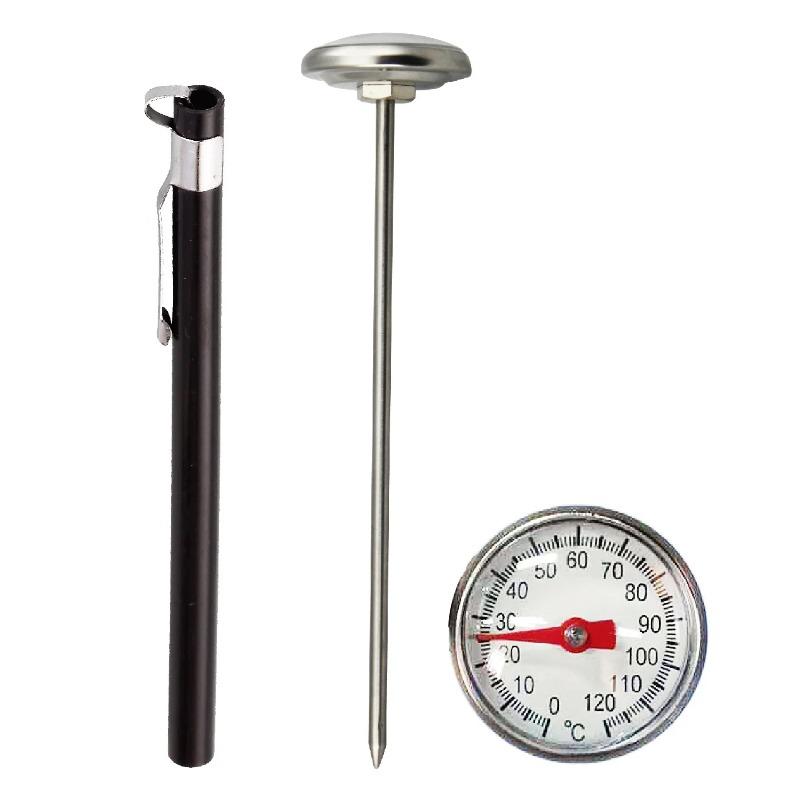 Dial for Coffee Maker, Milk Frothing Carafe, Professional Kitchen Temperature Measuring Tool, 73Therye, 0 To 120 ℃