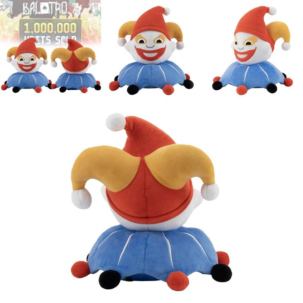 Unique Balatro Jimbo Plush Cozy 25cm Blue Clown Toy For Game Enthusiasts